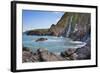 Waterfall, Tresaith Beach, Ceredigion, West Wales, United Kingdom, Europe-Billy Stock-Framed Photographic Print