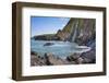 Waterfall, Tresaith Beach, Ceredigion, West Wales, United Kingdom, Europe-Billy Stock-Framed Photographic Print