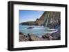 Waterfall, Tresaith Beach, Ceredigion, West Wales, United Kingdom, Europe-Billy Stock-Framed Photographic Print