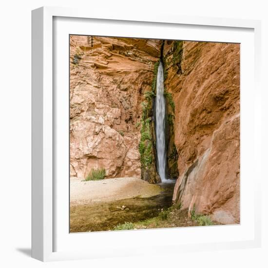 Waterfall. Tributary to Colorado River. Grand Canyon. Arizona. USA-Tom Norring-Framed Photographic Print