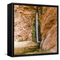 Waterfall. Tributary to Colorado River. Grand Canyon. Arizona. USA-Tom Norring-Framed Stretched Canvas