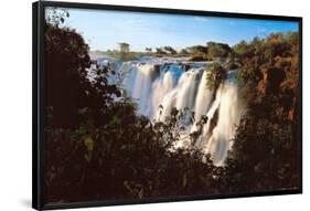 Waterfall, Victoria Falls-null-Framed Poster