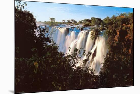 Waterfall, Victoria Falls-null-Mounted Poster
