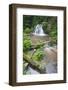 Waterfall with a Fallen Tree, Fairy Glen Rspb Reserve, Inverness-Shire, Scotland, UK, July-Peter Cairns-Framed Photographic Print