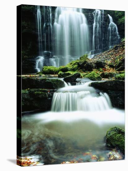 Waterfall Yorkshire England-null-Stretched Canvas