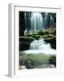 Waterfall Yorkshire England-null-Framed Photographic Print