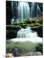 Waterfall Yorkshire England-null-Mounted Photographic Print