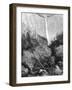 Waterfall, Yosemite National Park, California, 19th Century-Paul Huet-Framed Giclee Print