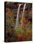 Waterfall, Zion National Park, Utah, USA-Scott T. Smith-Stretched Canvas