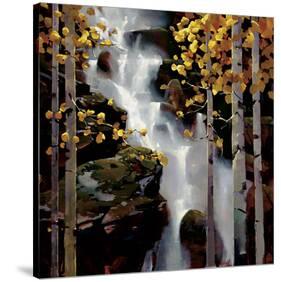 Waterfall-Michael O'Toole-Stretched Canvas