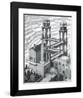 Waterfall-M^ C^ Escher-Framed Art Print