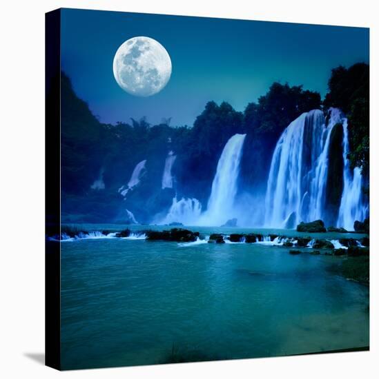 Waterfall-GoodOlga-Stretched Canvas