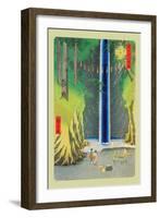 Waterfall-Ando Hiroshige-Framed Art Print