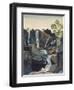 Waterfall-James Dickson Innes-Framed Giclee Print