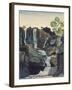 Waterfall-James Dickson Innes-Framed Giclee Print