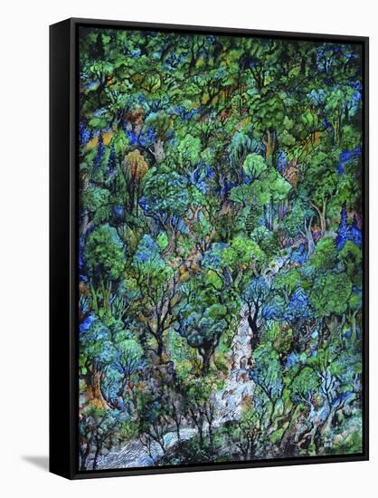 Waterfall-Bill Bell-Framed Stretched Canvas