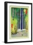 Waterfall-Ando Hiroshige-Framed Art Print