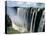 Waterfalls and Rainbows, Victoria Falls, Unesco World Heritage Site, Zambia, Africa-D H Webster-Stretched Canvas