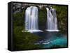 Waterfalls at Ojos Del Caburga, Araucania Region, Chile-Scott T. Smith-Framed Stretched Canvas