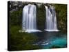 Waterfalls at Ojos Del Caburga, Araucania Region, Chile-Scott T. Smith-Stretched Canvas