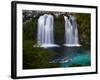 Waterfalls at Ojos Del Caburga, Araucania Region, Chile-Scott T. Smith-Framed Photographic Print