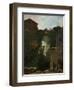 Waterfalls at Tivoli-Jean-Honoré Fragonard-Framed Giclee Print