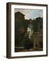 Waterfalls at Tivoli-Jean-Honoré Fragonard-Framed Giclee Print