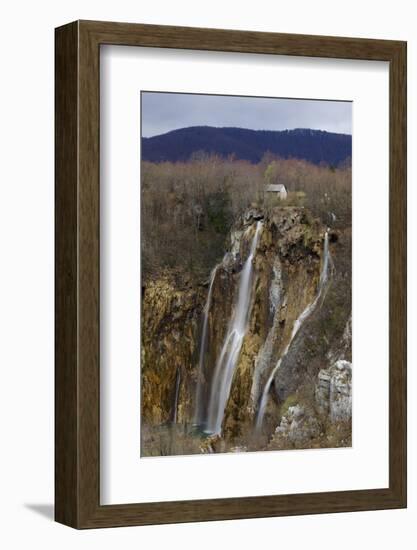 Waterfalls in Plitvice Lakes National Park, UNESCO World Heritage Site, Plitvice, Croatia, Europe-Simon Montgomery-Framed Photographic Print