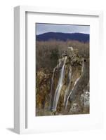 Waterfalls in Plitvice Lakes National Park, UNESCO World Heritage Site, Plitvice, Croatia, Europe-Simon Montgomery-Framed Photographic Print