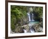 Waterfalls in the Sunik water grove, Lepenatal, Triglav national park, Julian Alps, Slovenia-Michael Jaeschke-Framed Photographic Print