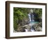 Waterfalls in the Sunik water grove, Lepenatal, Triglav national park, Julian Alps, Slovenia-Michael Jaeschke-Framed Photographic Print