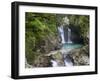 Waterfalls in the Sunik water grove, Lepenatal, Triglav national park, Julian Alps, Slovenia-Michael Jaeschke-Framed Photographic Print