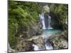 Waterfalls in the Sunik water grove, Lepenatal, Triglav national park, Julian Alps, Slovenia-Michael Jaeschke-Mounted Photographic Print