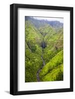 Waterfalls of Kauai-Terry Eggers-Framed Photographic Print