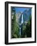 Waterfalls Swollen by Summer Snowmelt at the Upper and Lower Yosemite Falls, USA-Ruth Tomlinson-Framed Premium Photographic Print