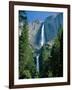 Waterfalls Swollen by Summer Snowmelt at the Upper and Lower Yosemite Falls, USA-Ruth Tomlinson-Framed Photographic Print