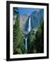 Waterfalls Swollen by Summer Snowmelt at the Upper and Lower Yosemite Falls, USA-Ruth Tomlinson-Framed Photographic Print