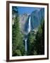 Waterfalls Swollen by Summer Snowmelt at the Upper and Lower Yosemite Falls, USA-Ruth Tomlinson-Framed Photographic Print