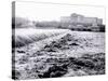 Waterfalls with Art Museum in Distance, Philadelphia, Pennsylvania-null-Stretched Canvas