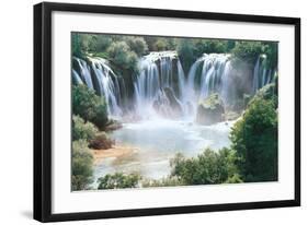 Waterfalls-null-Framed Art Print