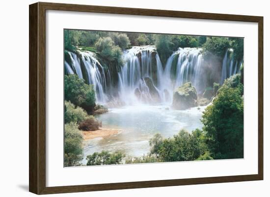 Waterfalls-null-Framed Art Print