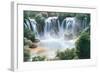 Waterfalls-null-Framed Art Print