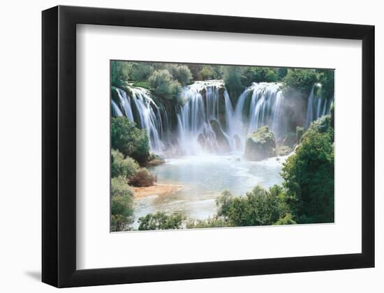 Waterfalls-null-Framed Art Print