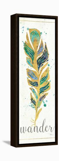 Waterfeathers II-Jess Aiken-Framed Stretched Canvas