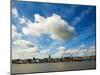 Waterford City Skyline from the North Bank of the River Suir, County Waterford, Ireland-null-Mounted Photographic Print