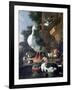 Waterfowl in a Classical Landscape, 17th Century-Melchior de Hondecoeter-Framed Giclee Print