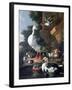 Waterfowl in a Classical Landscape, 17th Century-Melchior de Hondecoeter-Framed Giclee Print