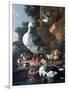 Waterfowl in a Classical Landscape, 17th Century-Melchior de Hondecoeter-Framed Giclee Print