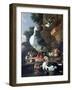 Waterfowl in a Classical Landscape, 17th Century-Melchior de Hondecoeter-Framed Giclee Print