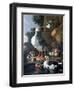 Waterfowl in a Classical Landscape, 17th Century-Melchior de Hondecoeter-Framed Giclee Print